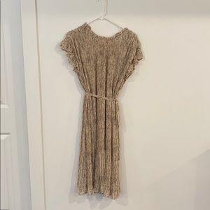 Midi length floral dress